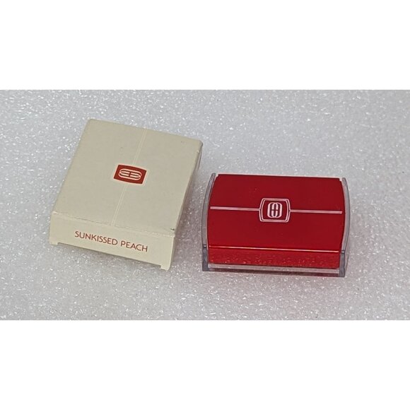 Vintage Avon Coordinates Puff-On Powder Blush Sunkissed Peach .06 Oz New In Box - Picture 2 of 3